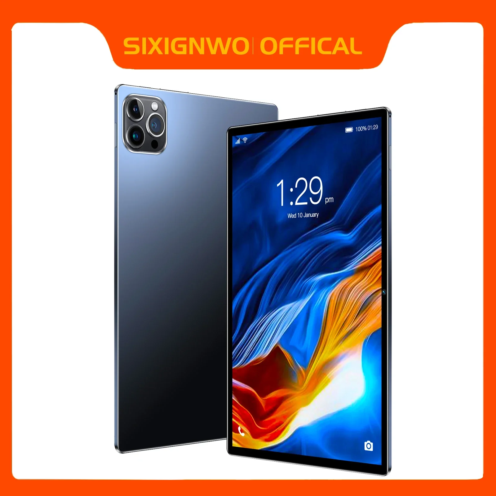 SIXIGNWO TiPad Pro 태블릿 PC, 10.1 인치, 1200*1920 IPS 스크린, MTK6755, 8GB RAM, 256GB ROM, 2.4G, 5G 와이파이, 안드로이드 GPS, 6500mah