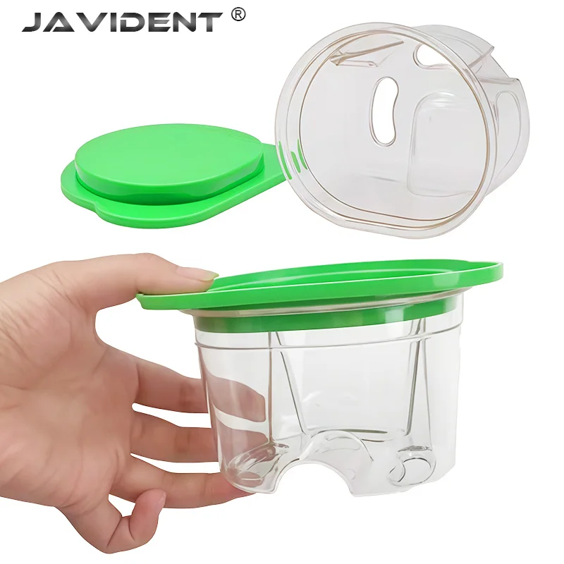 JAVIDENT 1/2PcsPiece Dental Lab Flask Dental Plastic Agar Box Denture Duplicating Flasks Model Box Dental Materials and Tools
