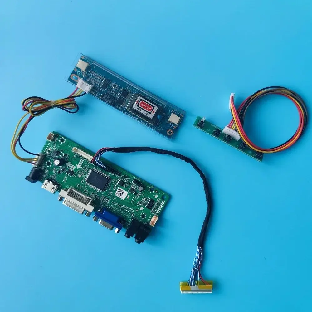 LCD  LED screen LVDS DVI VGA Audio kit for CLAA150XP01 15
