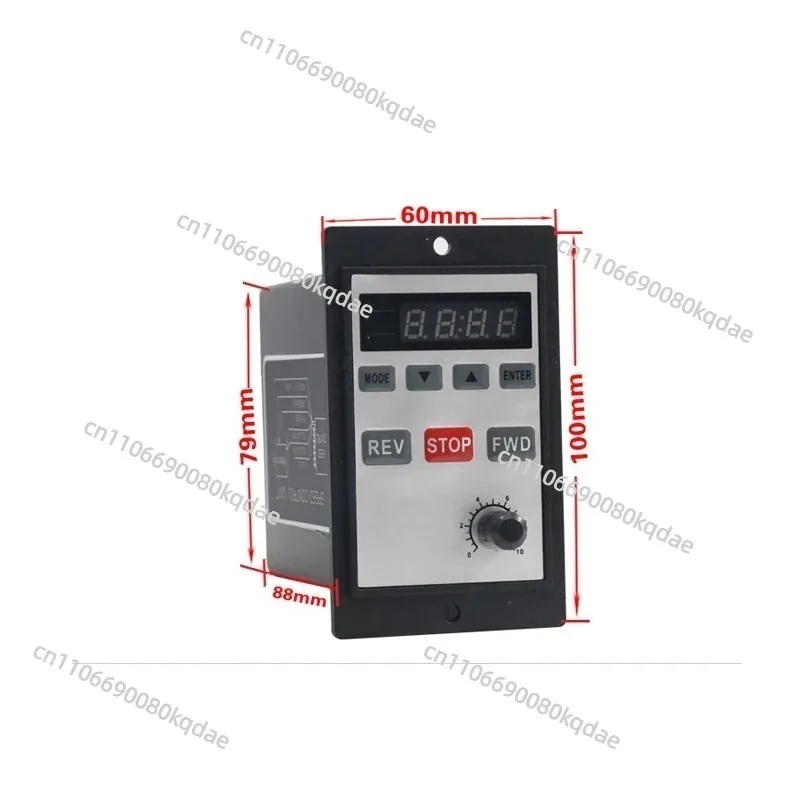 US‑52 Digital Display AC 220V Motor Governor 6W‑200W Single‑Phase Double‑Row A‑Type Interface