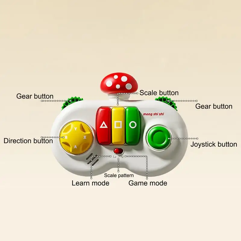 Busy Game Board Controller Mushroom Educational Travel Activity Toy Educational Travel Activity Toy Fine Activity Motor Skills