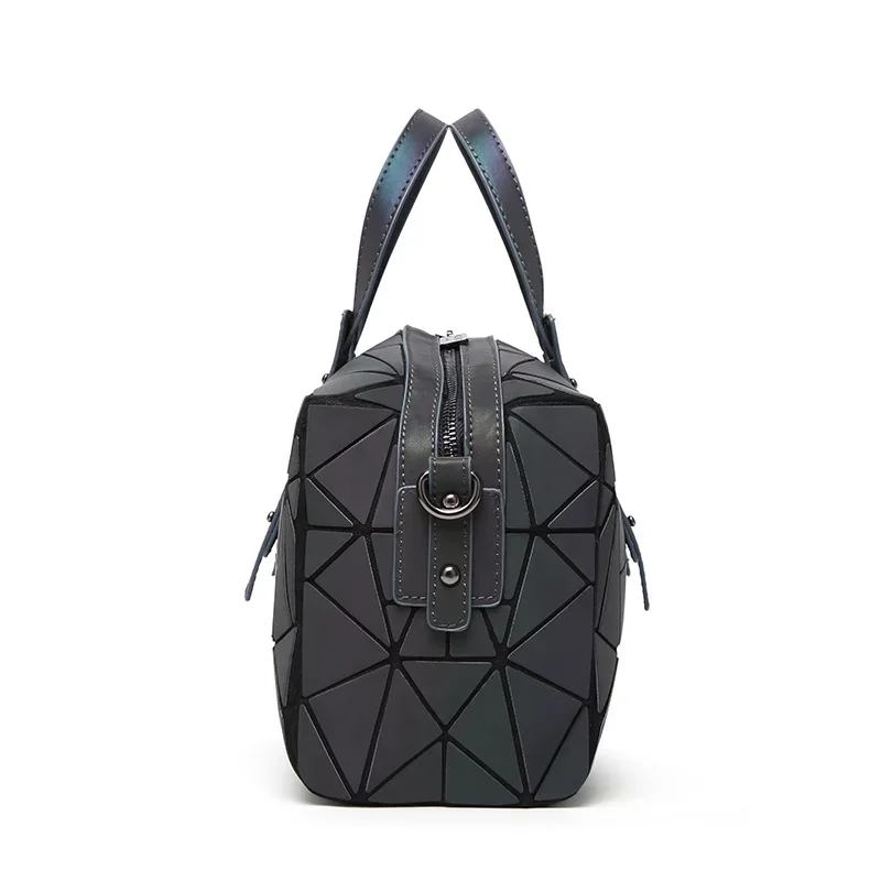Bolsa Feminina Boston Handbags for Girls Women Laser Sequins Luminous Geometric Bag Over Shoulder Crossbody Bags for Women 2024