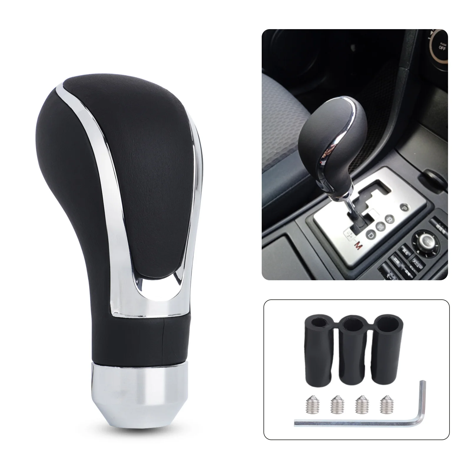 Auto Leder Universal Schaltknauf m8 m10 m12 Automatik getriebe Knopf Schalt getriebe Persönlichkeit Schalthebel