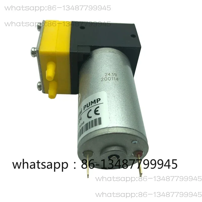 24V DC motor micro diaphragm vacuum pump 0.4-1L/min sampling pump self suction pump