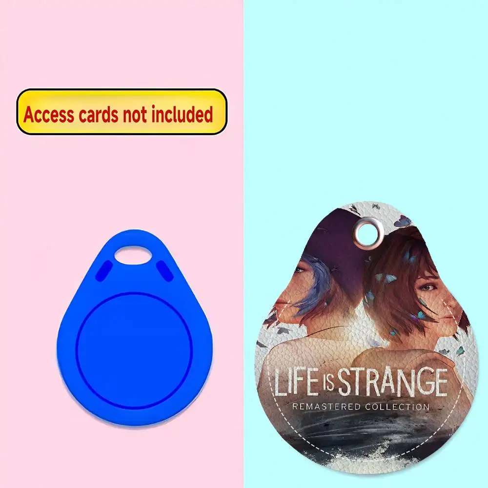 Life Is Strange 2 Game Movie Door Access Control Keychain Hotel Famliy Access Keys Protective Cover ID Card Tags Keyfob