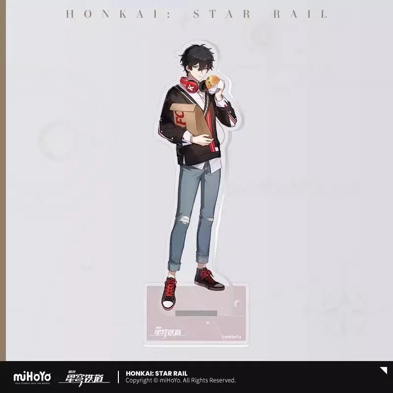 Honkai Star Rail serie de navegación deliciosa Danheng March 7. ° Cosplay 3D soporte DIY regalos de Halloween para niños, juego genuino