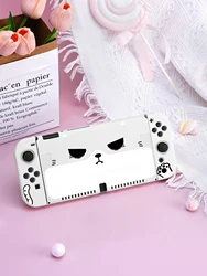 Expression Protector Case for Nintendo Switch OLED, NS Game Accessories,Handheld Separable Shell for NS Joycon,Switch Cover