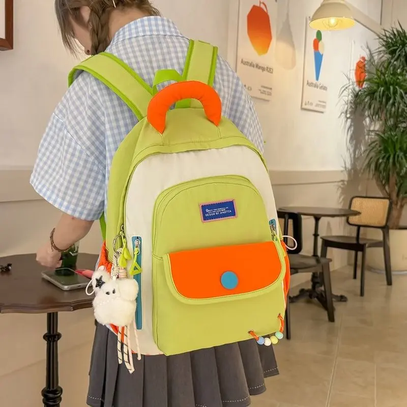A Multi-layer Waterproof And Stylish Backpack Oxford Large-capacity Simple Commuter Out-of-town Student Backpack