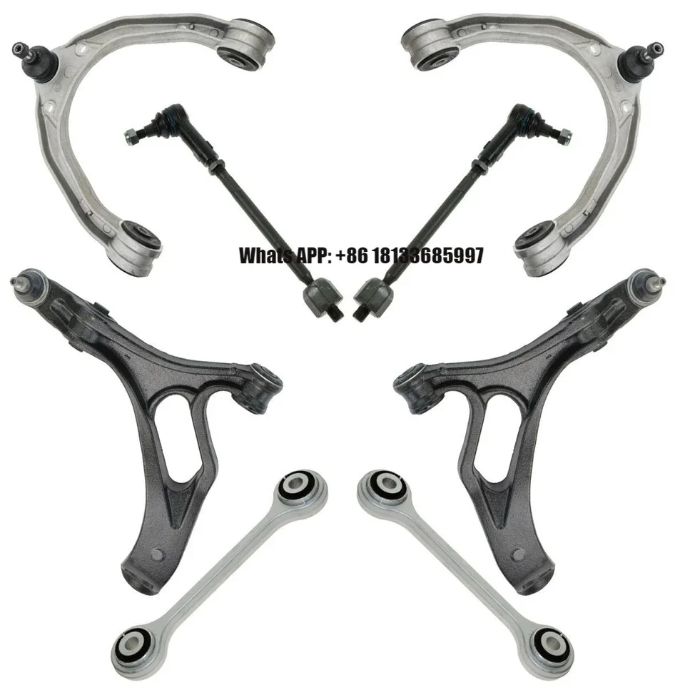 

8-Piece Right Swing Arm Ball Joint Suspension Control Arm Suit for Porsche Cayenne & Volkswagen Touareg 7L8407151K 7L0407152E