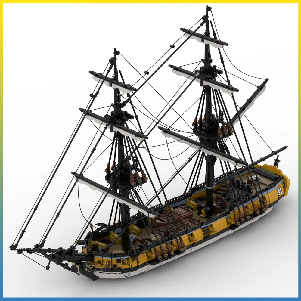 

НОВЫЙ MOC 3233 шт. Европейский средневековый HMS Challenger британский 14-пистолет Sloop DIY креативные идеи военный корабль детская игрушка в подарок строительные блоки