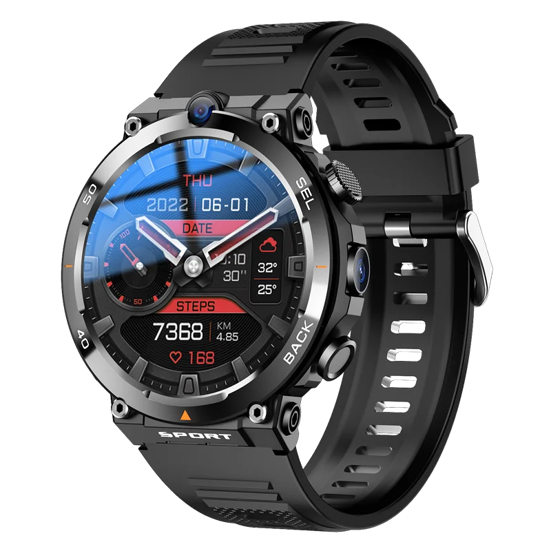 Male 2024 4G SIM Card Smartwatch GPS NFC Camera Video Call APP Download Google Play High Quality Original Brand Men Watch Man