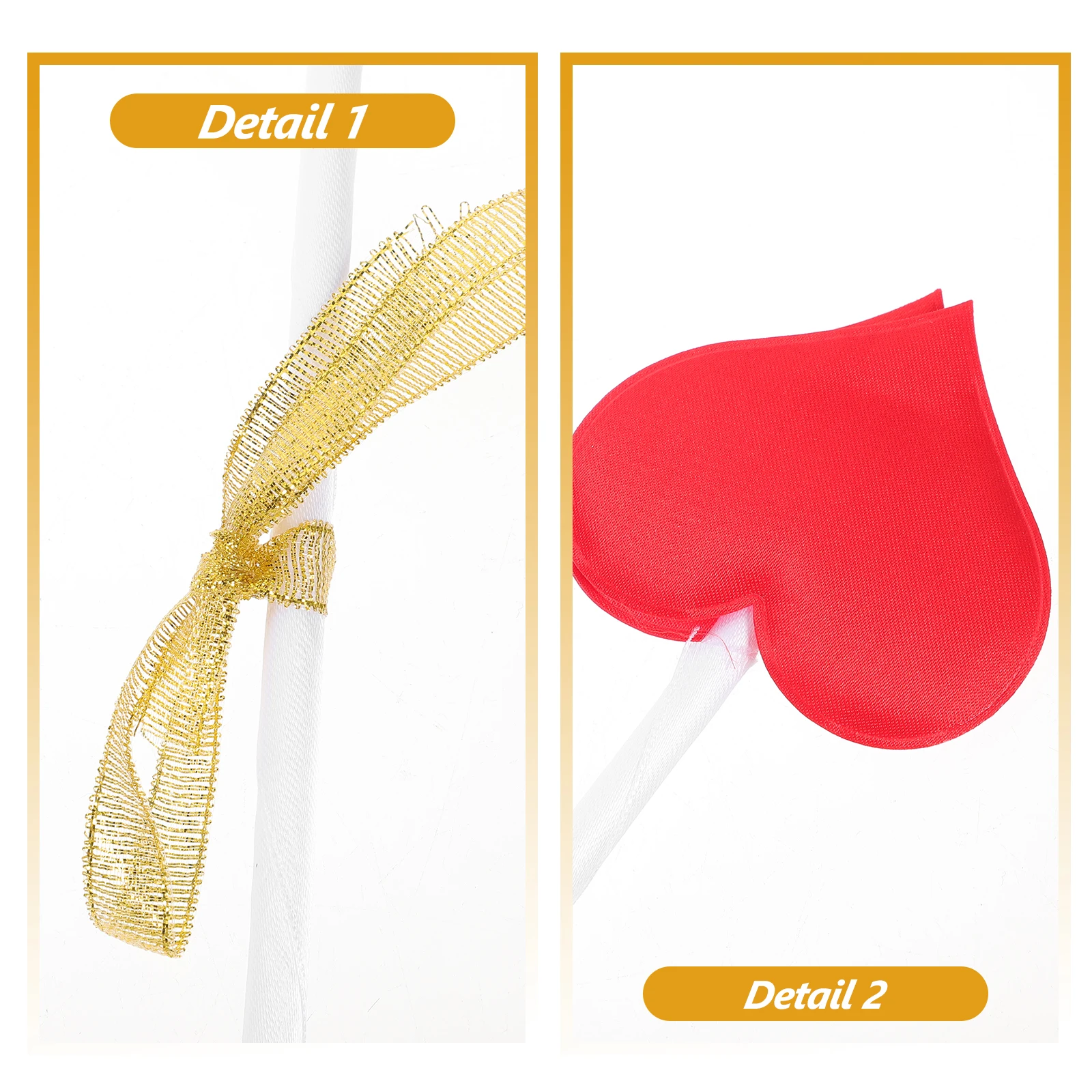 

Cupid Arrow Props Heart-shaped Bow Accessories for Valentine Costume Cosplay Party Supplies Reusable Foam Stage