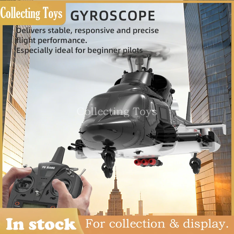 

In Stock Yuxiang F02v Fly Wolf Remote Control Helicopter 3d Stunt Rc Model 2511 1200kv Motor Like Real Scale Outdoor Flight Toys