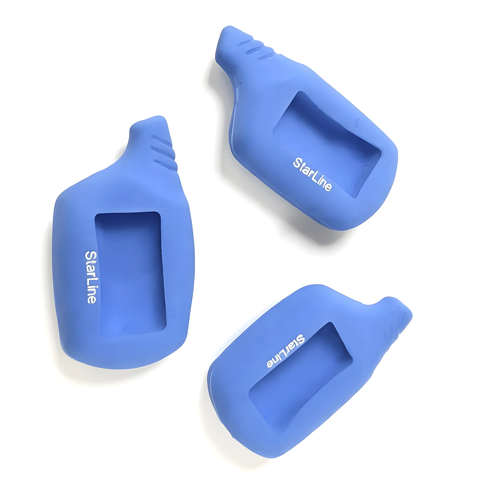 1 Pcs Dandkey Key Cover For B9/B6 LCD Silicone Case For Starline B9/B91/B6/B61/A91/A61/V7 LCD Keychain Car Remote 2 Way Alarm