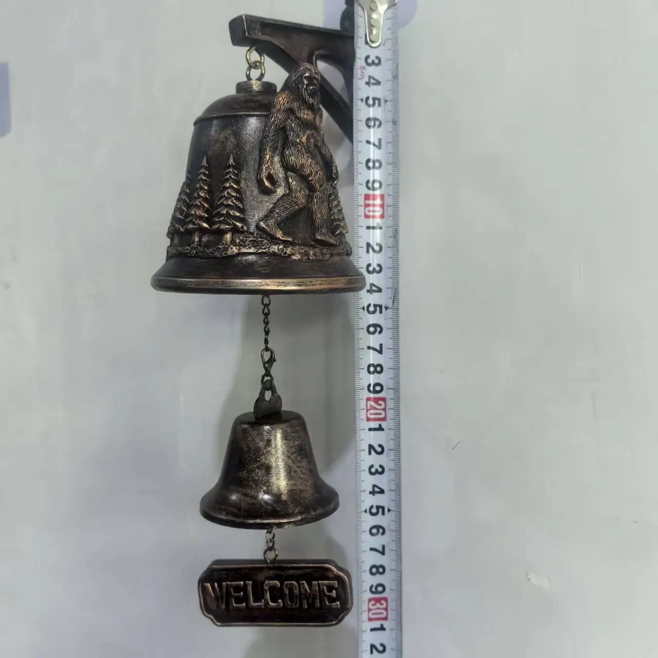 

Милый бульдог, дверной звонок, водонепроницаемый дизайн, чистый звук, как внешний вид, громкое кольцо для домашнего декора, идеально подходит для украшения входной двери