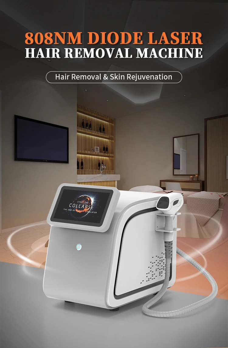 

Permanent Depilator 808nm Hair Removal Machines Diode Laser 755 808 1064nm 3 Wavelengths Skin Rejuvenation Machine Salon Spa