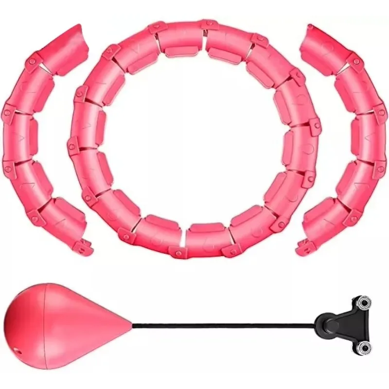 24 Sections Smart Sport Hoop Adjustable Thin Waist Massager Exercise Gym Circle Ring Fitness Equipment Waist Easy Weight Loss