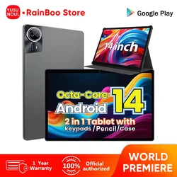 New Design New 14 inch 2 IN 1 tablet PC 2.5K Display Android 14 16GB+512GB 4G phone call GPS Bluetooth WiFi Google tablet PADS