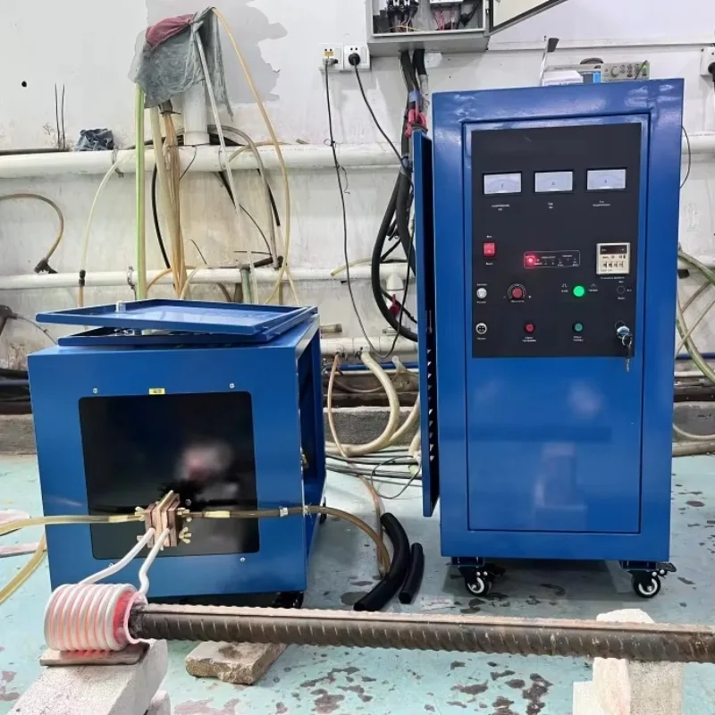 High Efficiency 30KW Induction Metal Heater Bolt Induction Heating Machine for Metal Forging
