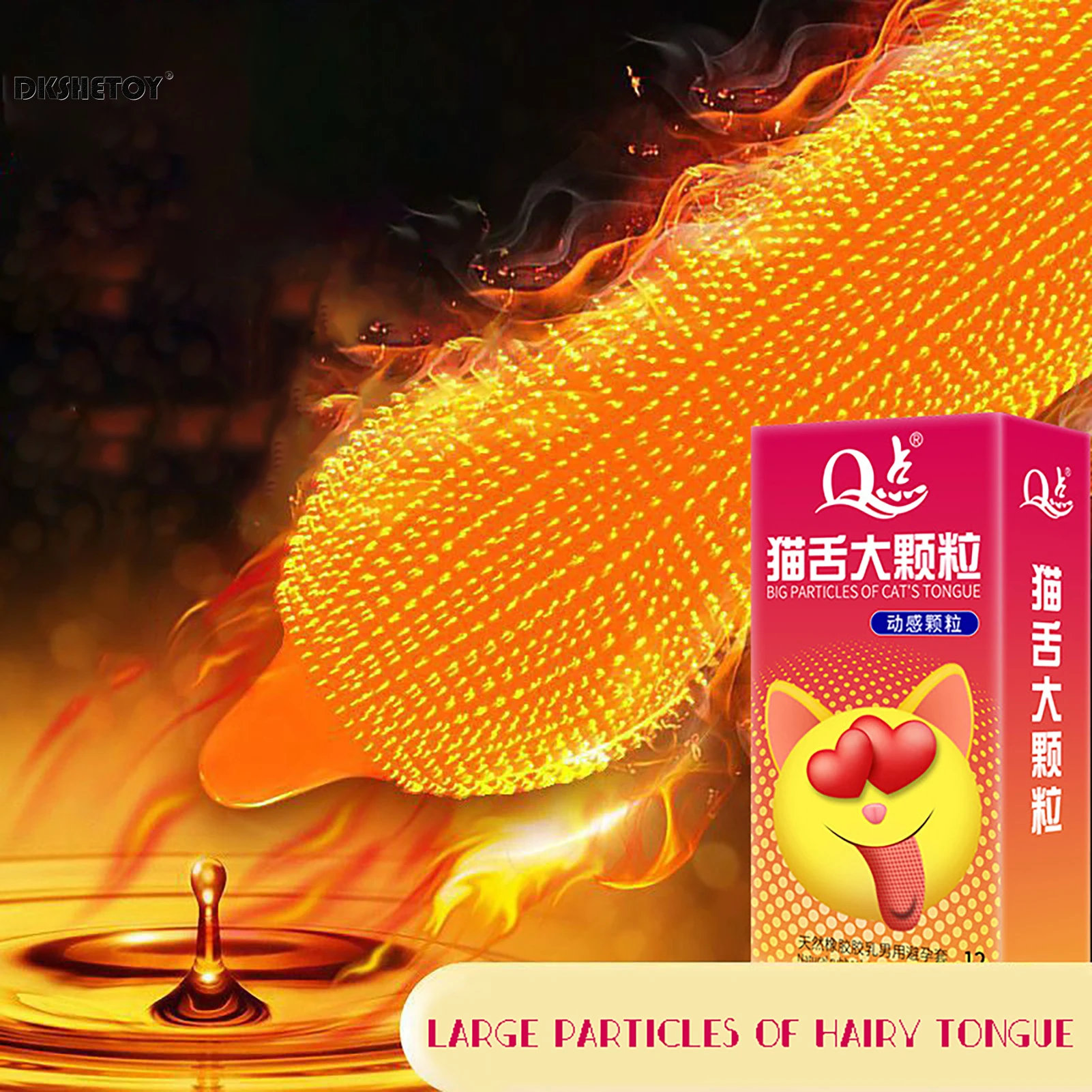 Big dots Condoms for men delay ejaculation Long Lasting Sensitivity spike Condom Cat tongue dense dotted penis sleeve for adults