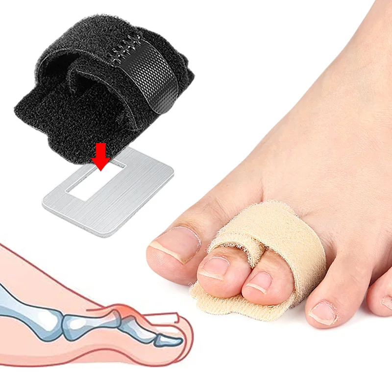 Coussinet avant-pied, éversion des orteils, attelle de soutien, Fixation de la sangle, attelle de soin des orteils