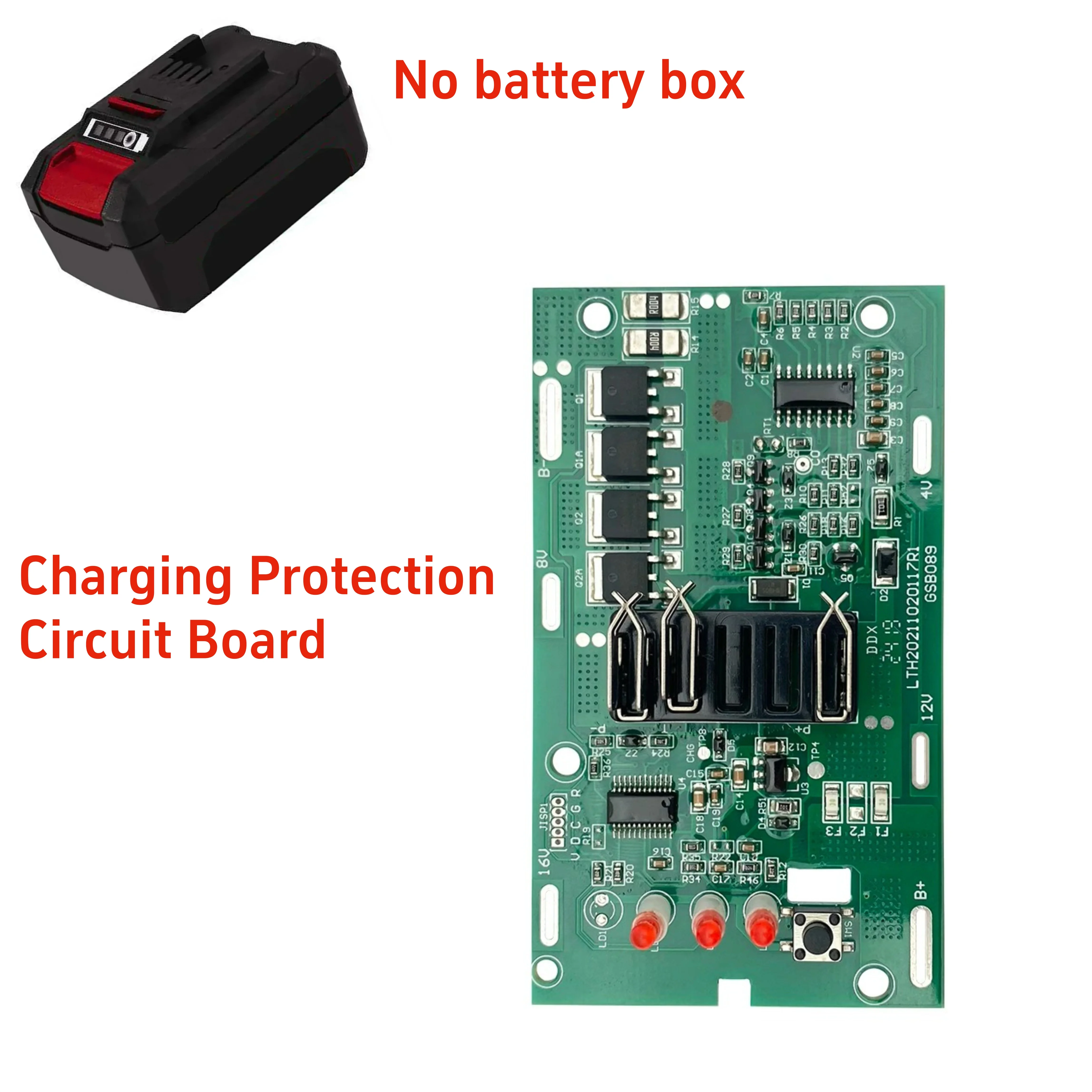 For EINHELL 18V 20V Lithium Li-ion Battery Management System BMS Charging Protection Circuit Board PCBA