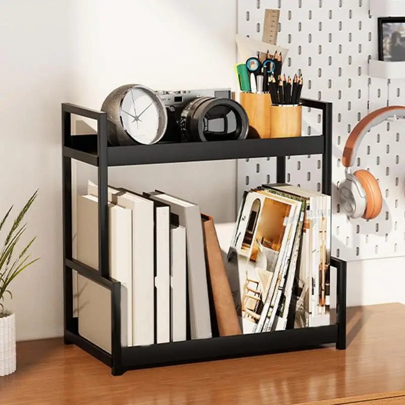 

Настольная стойка для хранения, двухслойная столешница для хранения, многофункциональная полка для дисплея, полка для дисплея 22x40 см/8,66x15,75 дюймов