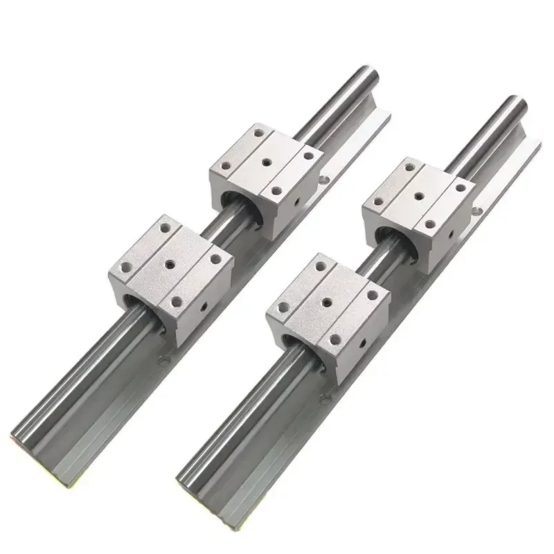 GOGO Cylindrical Guide Linear Light Shaft Slide Rail Slider SBR10 SBR12 SBR16 SBR20 SBR25 SBR30 with 500mm 1000mm 1500mm