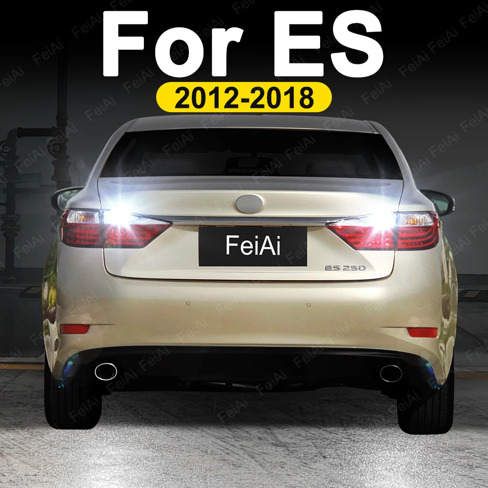 LED Reverse Lights For Lexus ES350 ES300h ES200 ES250 2012 2013 2014 2015 2016 2017 2018 ES 350 300h Accessories Reversing Light