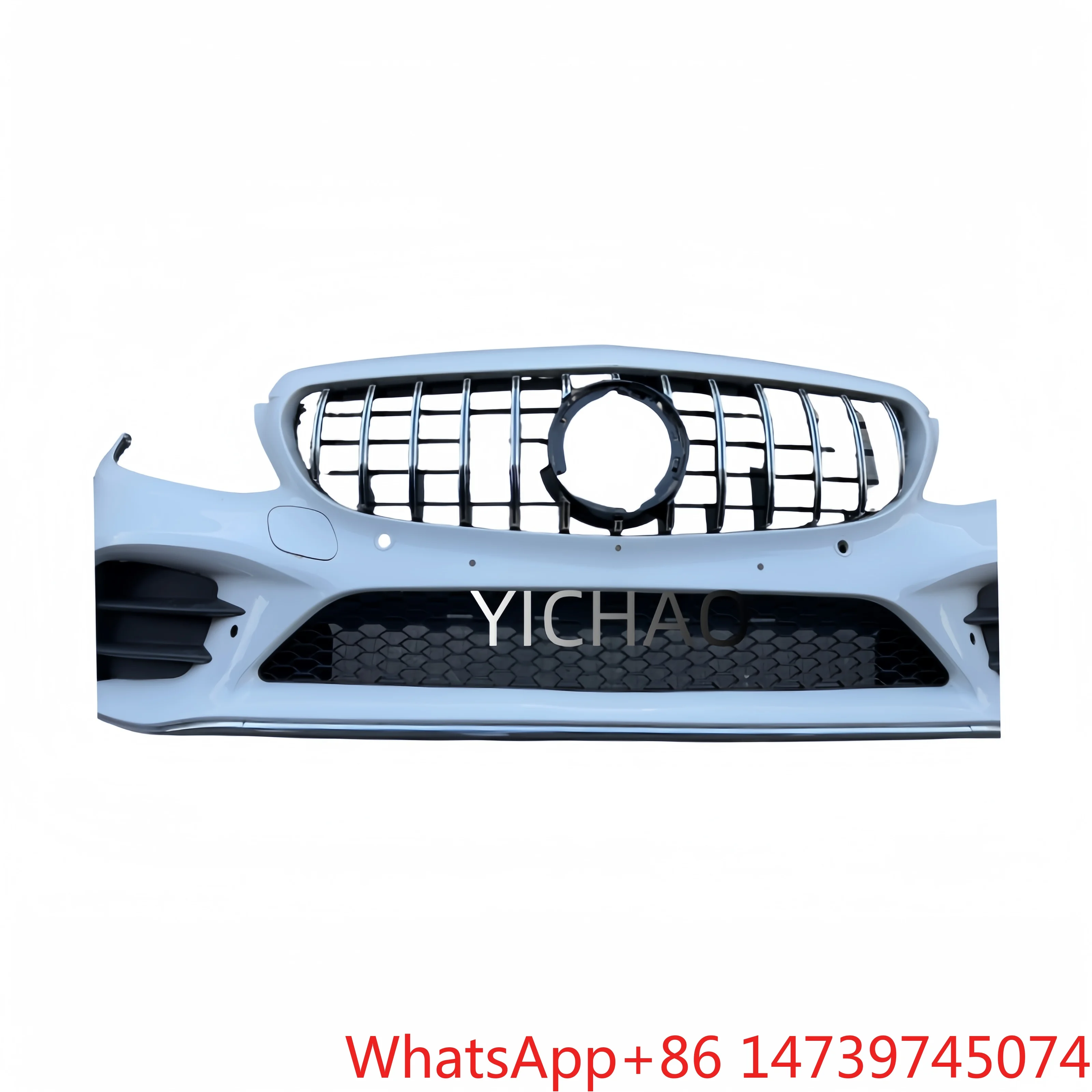 2015-2019 Durable Front Bumper Decorative Replacement Parts For C-Class W205 GLS SeriesCar Front Bumper Front Bumper Assembly Wi