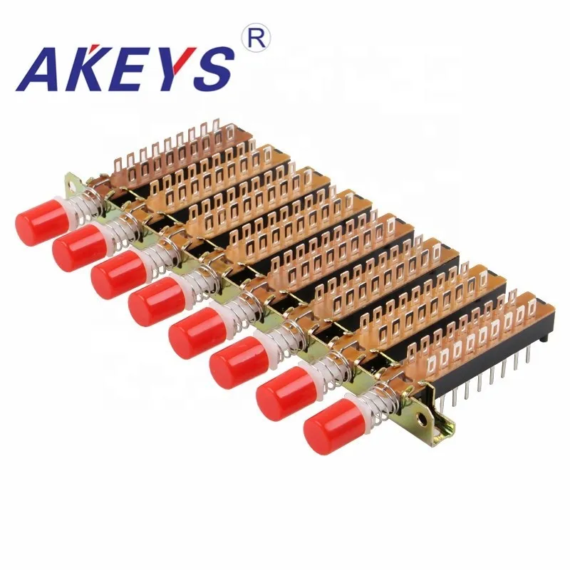 Imagen 4: 1 interruptor de llave recta KAN8H de 18 pines PBS-62H18-8 para ventilador eléctrico