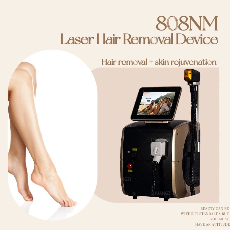 

Professional 3000W Diode Laser Hair Removal Machine Care Facial Body Hair Removal Cooling 3 Wavelength 6.18 Summer Carnival