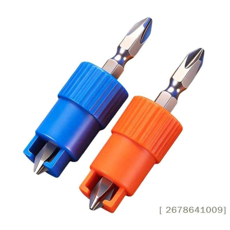 ⚑Anti-Slip Structure Spring Positioning Screwdriver Bit Limit Magnetic Anti-Drop Stable Drill Bit Fastening Tool Electric Drill