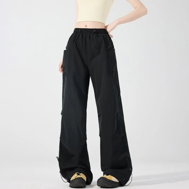 

High-quality Outdoor Assault Pants Women's High-waisted Quick-drying Paratrooper Pants New High-matching Casual Overalls Men's