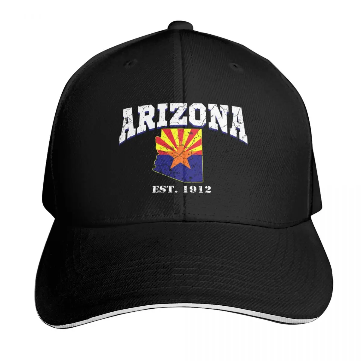 Arizona est. 1912 Baseball Cap Curved Brim Classic Fit Low Profile Unstructured Unisex for Men Women