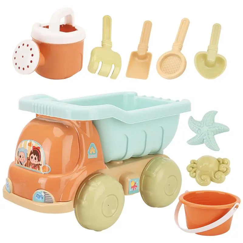 

Travel Sand Toys Car Design Beach Sand Toys 9pcs Beach Sand Toys Sand Shovel For Kids Bucket For Kids Sand Toys Colorful For