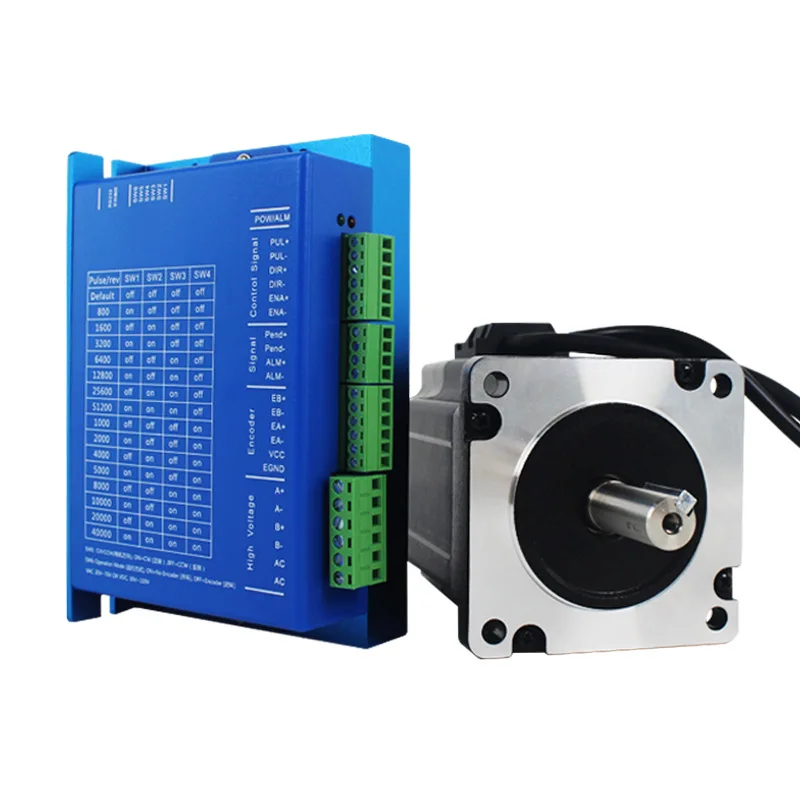 

Xinlichuan LCDA86XA двухфазный 86, шаговый двигатель с замкнутым контуром, комплект векторного управления, двигатель гравировального оборудования