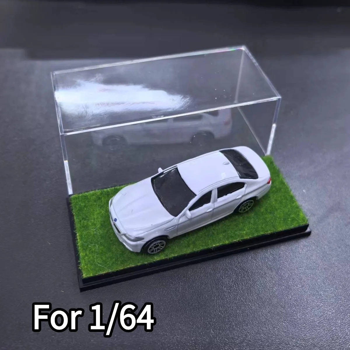 กล่องอะคริลิคสำหรับจัดแสดงโมเดลรถยนต์สเกล 1:64 1:87 Tomica Bburago Spark Minichamps พร้อมที่จอดรถ สำหรับงาน DIY ไดโอรามา ของเล่นโมเดลจิ๋ว