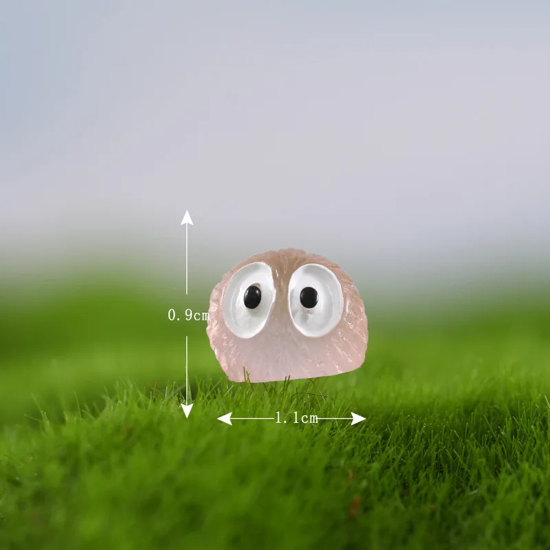 25pcs/lot Mini Owls Figurine 3D Luminous Owl Animial Miniature Bonsai Fairy Micro Garden Decoraiton Home Decor - Image 2