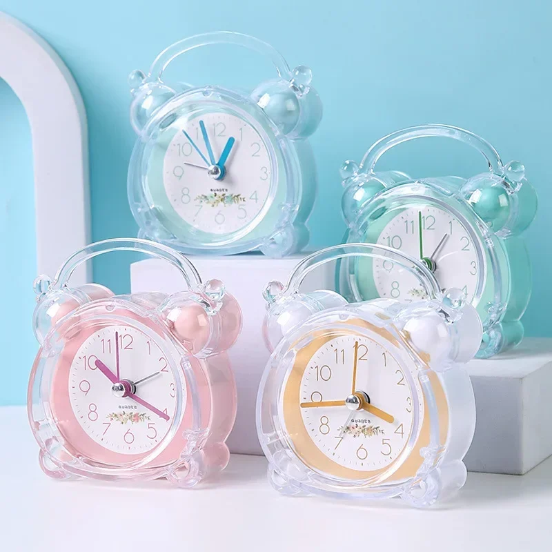 Kids Alarm Clock Cute Luminous Alarm Clocks Bedroom Bedside Clock for Kids Children's Sleep Trainier Wake Up for Birthday Gifts