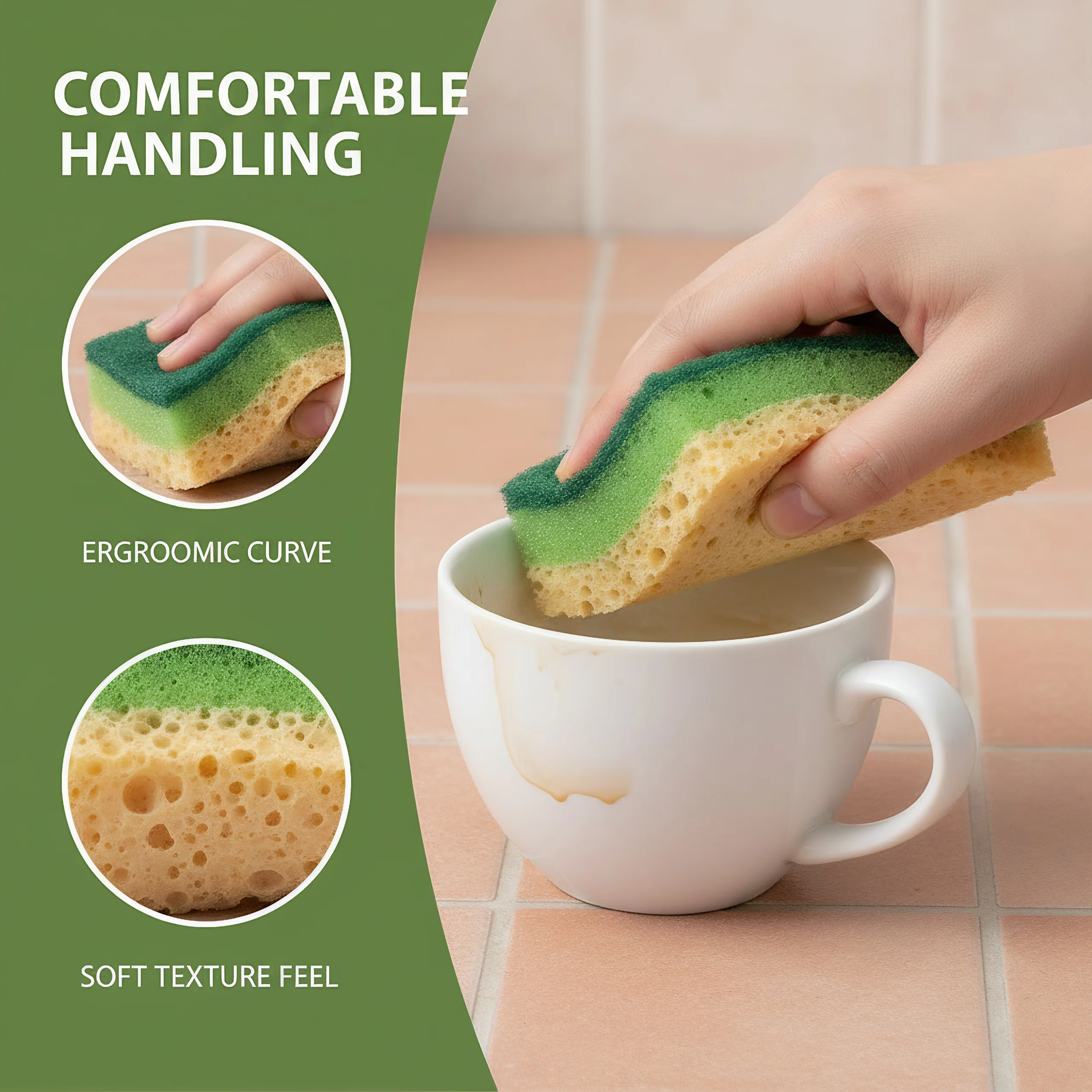 1/2/6/12Pcs Magic Sponge Erasers, Heavy Duty Cleaning Sponge for Kitchen Bathroom Sink, Scrub Stain Remover