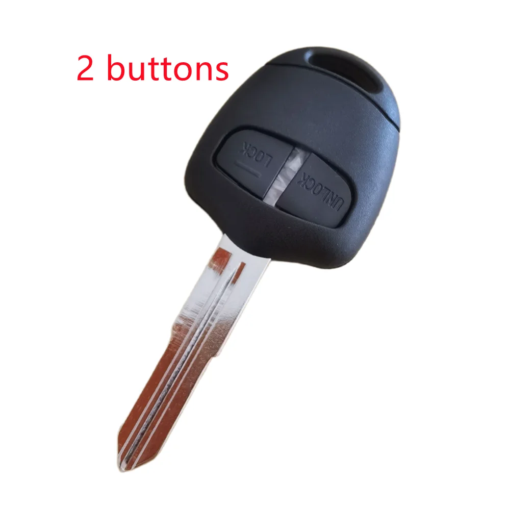 Top quality Remote Key Case Shell 2/3 buttons for MITSUBISHI Lancer EX Fob Car Alarm Cover Housing with Logo MIT11 MIT08