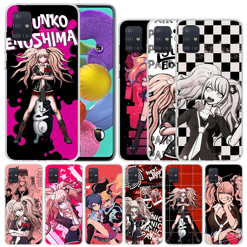 Danganronpa Enoshima Junko Soft Cover for Samsung Galaxy A51 A50S A71 A70 Phone Case A41 A31 A21S A11 A40 A30S A20E A10S A6 A7 A