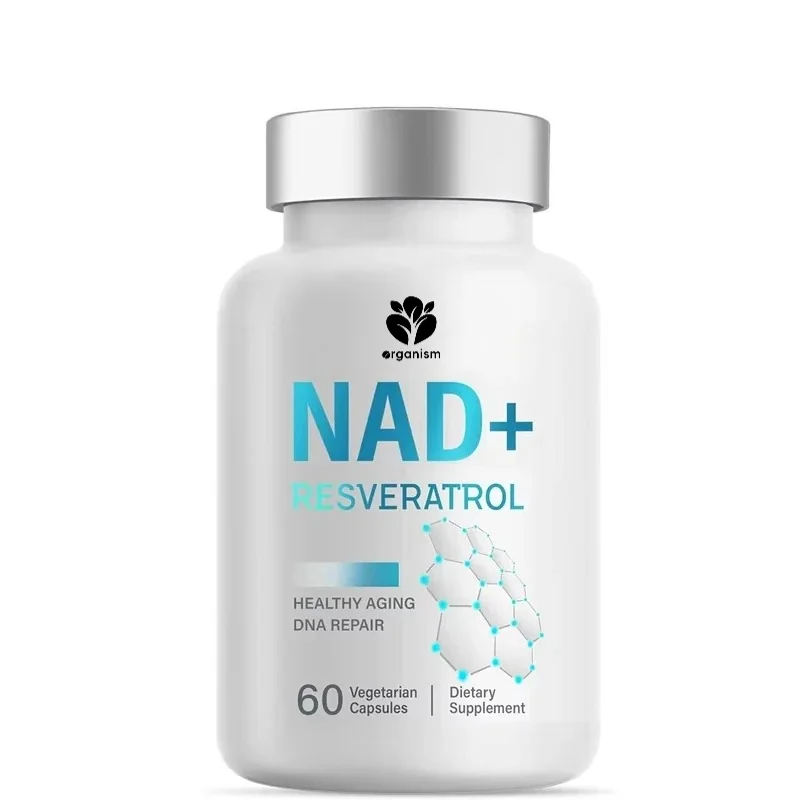 NAD+supplement 1000mg maximum absorption, 60 capsules, non genetically modified, gluten free, and vegan free