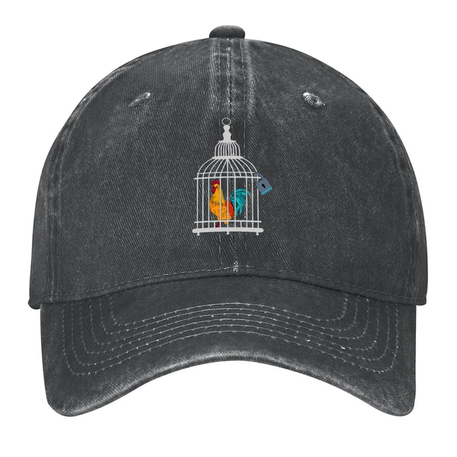 

Rooster Cock Male Chastity Cage Fetish Baseball Cap hiking hat Beach Bag funny hat Designer Hat Women Beach Fashion Men's