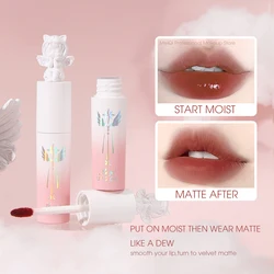 Soft Mist Matte Lip Gloss Moisturizing Long-lasting Velvet Smooth Lip Glaze Sexy Red Lip Tint Makeup Lip Matte Lipstick Cosmetic