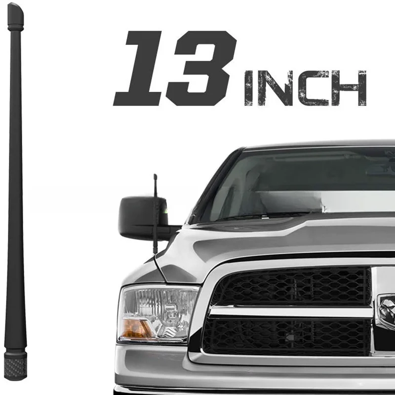 MAYTO Wrangler JK Rubicon Sahara 13 Inch Car Rubber Antenna Car Off-road Vehicle Antenna