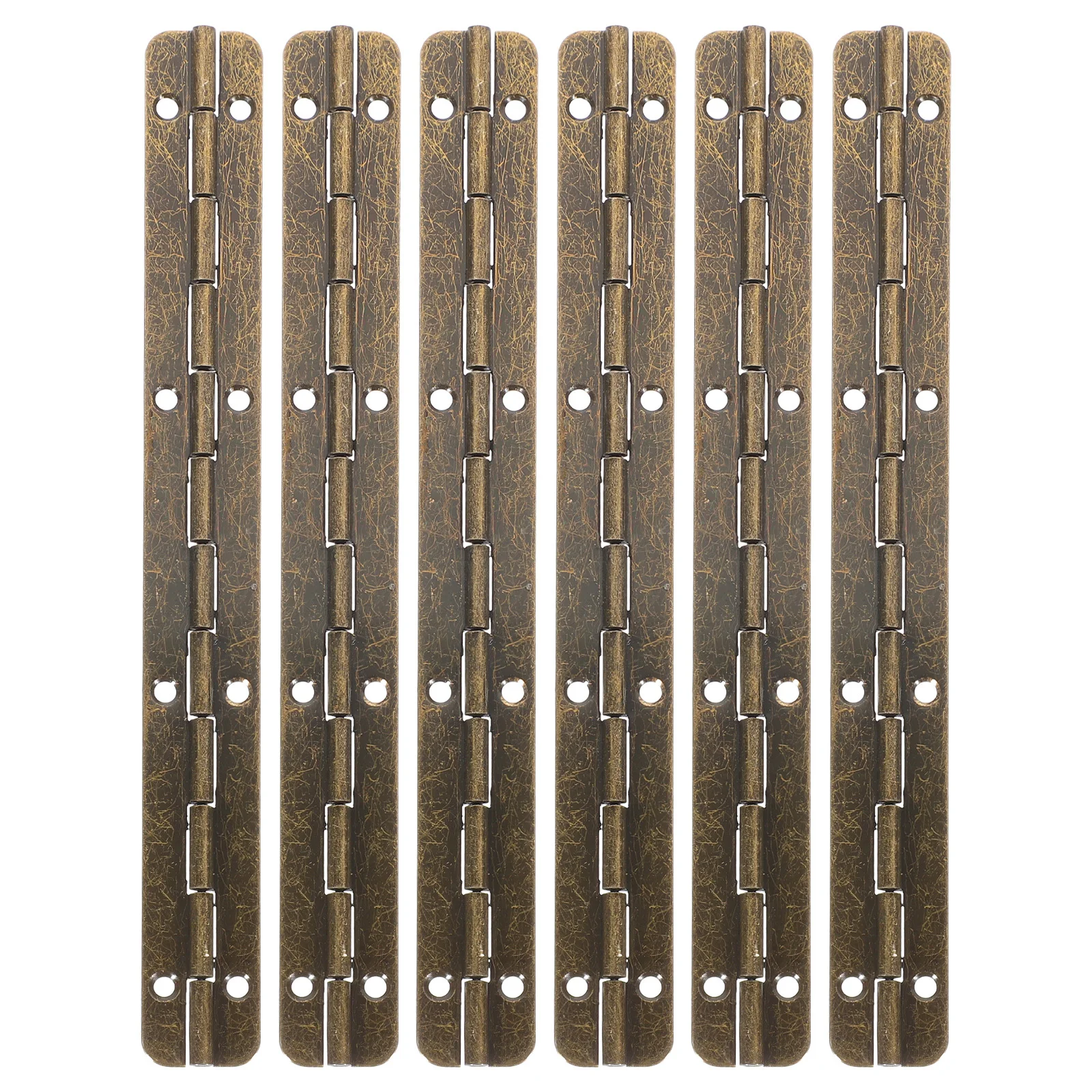 

6Pcs Metal Jewelry Box Hinges Compact Design Safe Small Hinges for Wooden Box Replacement Crafts Piano Hinge Jewelry Case Hinge