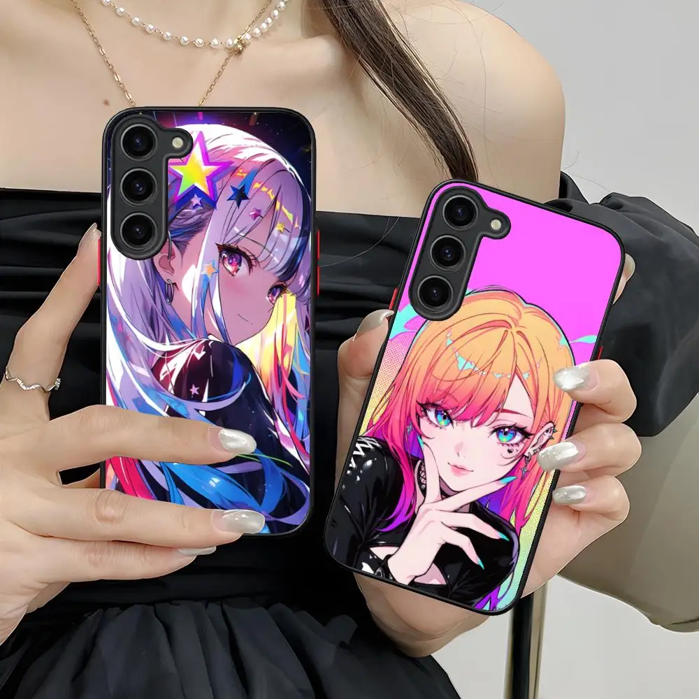 

Anime Punk Girl Phone Case for Samsung Galaxy S25 S24 S23 S22 S21 Plus FE Ultra Colour Silicone Protective Luxury Cover Pretty