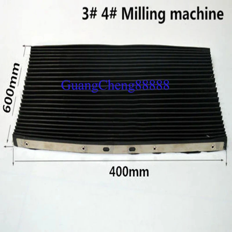 1PC Bridgeport Milling Machine Part Accordion Type Way Mill Rubber Cover 400*600 Lathe Machine CNC Milling